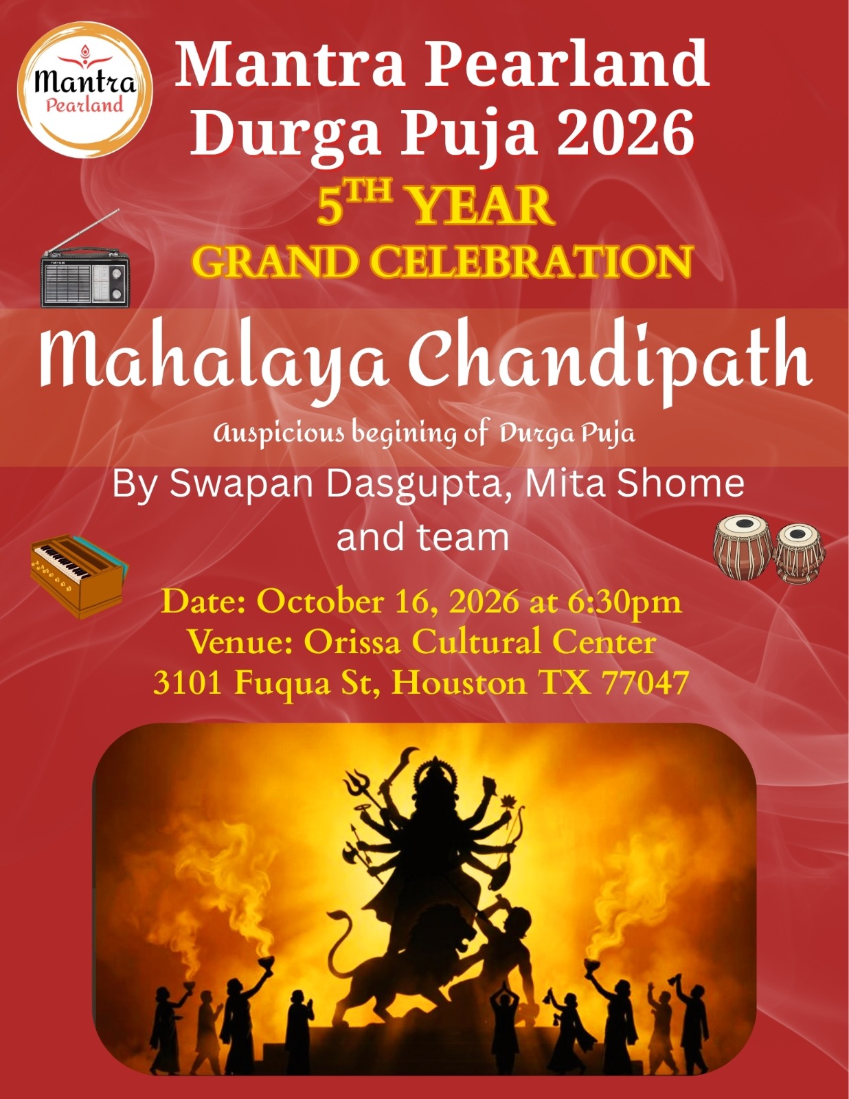 Mantra Pearland Mahalaya Chandipath
